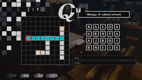 persona 5 q6|Crossword Puzzles .